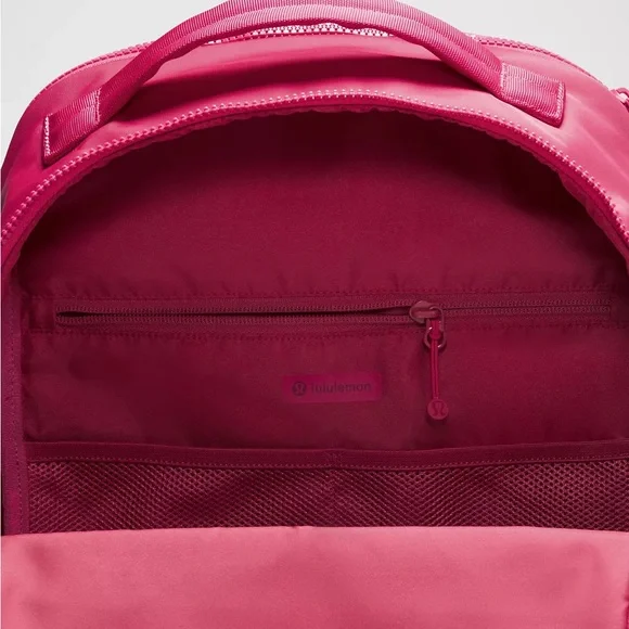 Lululemon New Crew Backpack 22L Updated- Raspberry Coulis